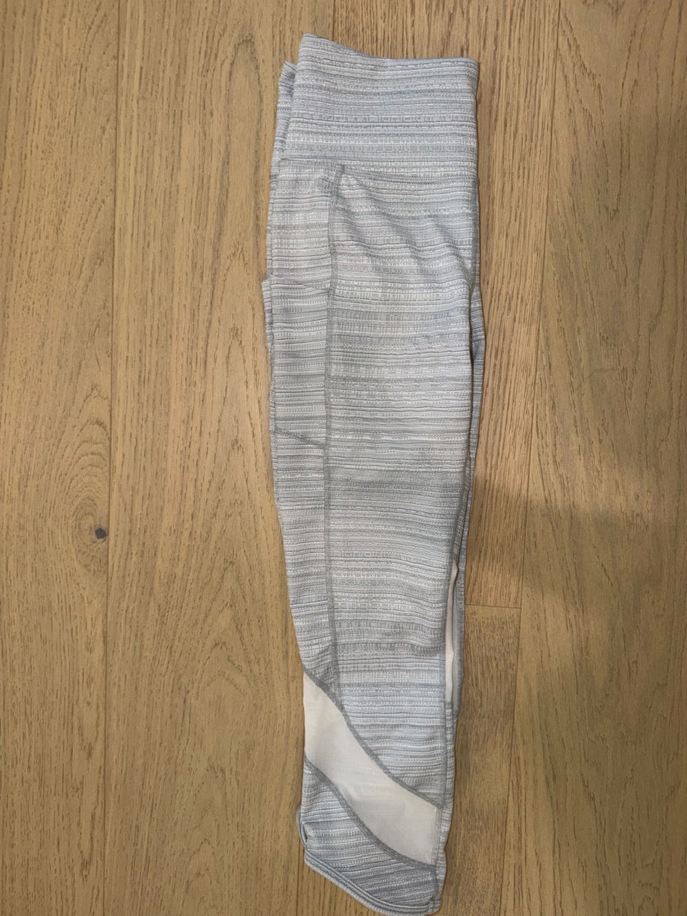 Athleta Light Gray Knit Leggings